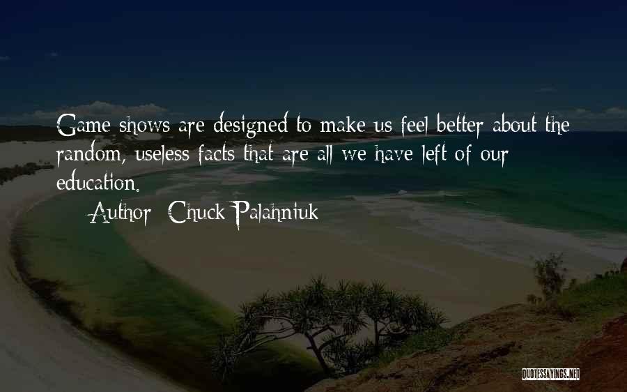 Random Facts And Quotes By Chuck Palahniuk