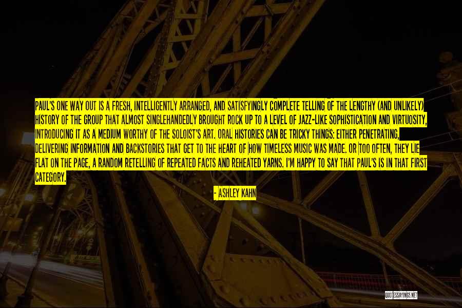 Random Facts Quotes By Ashley Kahn Random Facts Quotes By Ashley Kahn
