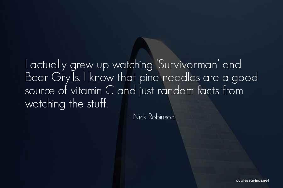 Random Facts Quotes By Nick Robinson