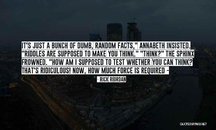Random Facts Quotes By Rick Riordan Random Facts Quotes By Rick Riordan