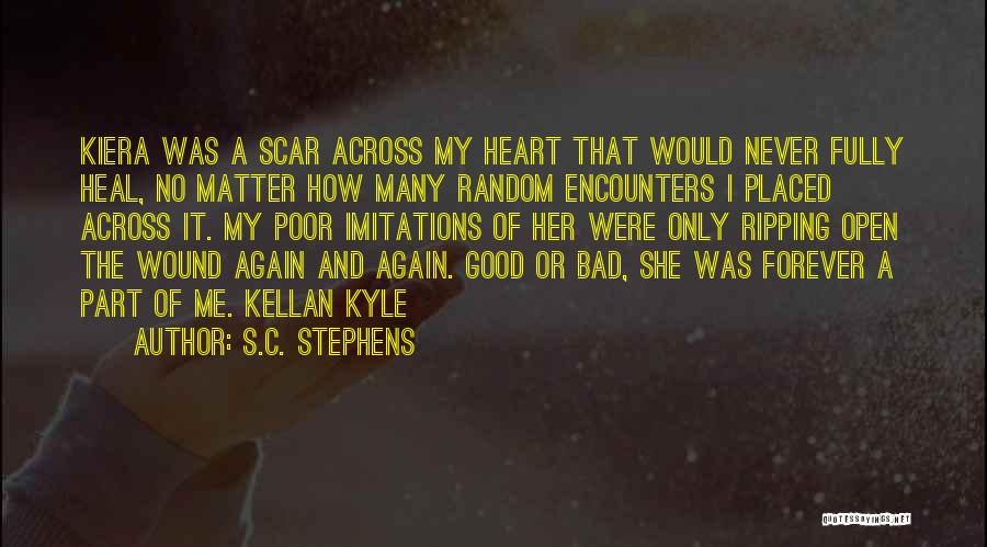 Random Heart Quotes By S.C. Stephens