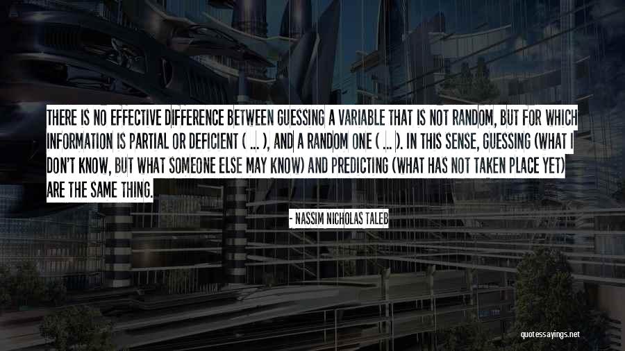 Random Variables Quotes By Nassim Nicholas Taleb
