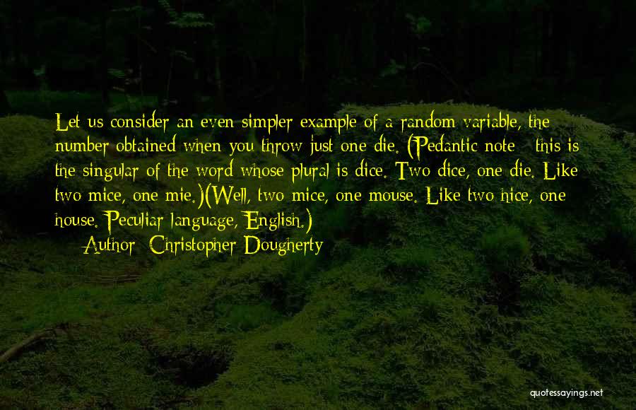 Random Word Quotes By Christopher Dougherty