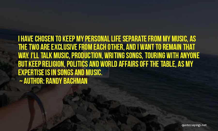 Randy Bachman Quotes 1004796