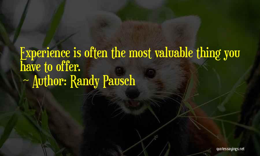 Randy Pausch Quotes 1963784