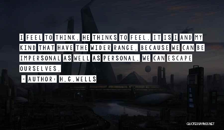 Range That Quotes By H.G.Wells