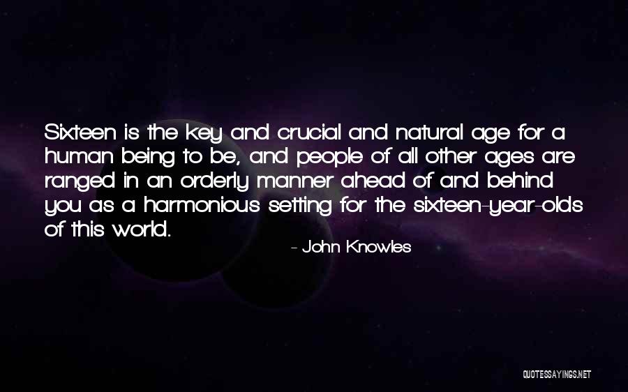 Ranged Quotes By John Knowles Ranged Quotes By John Knowles