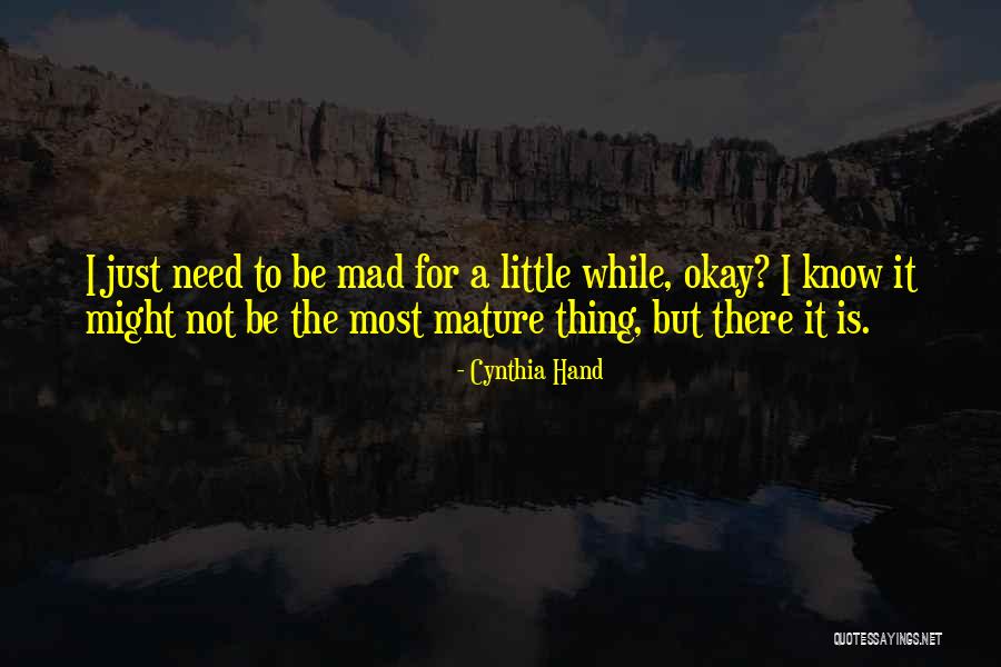 Rangiest Quotes By Cynthia Hand Rangiest Quotes By Cynthia Hand