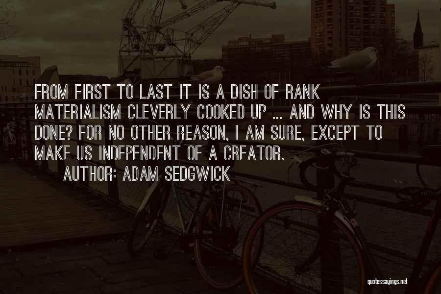 Rank Quotes By Adam Sedgwick