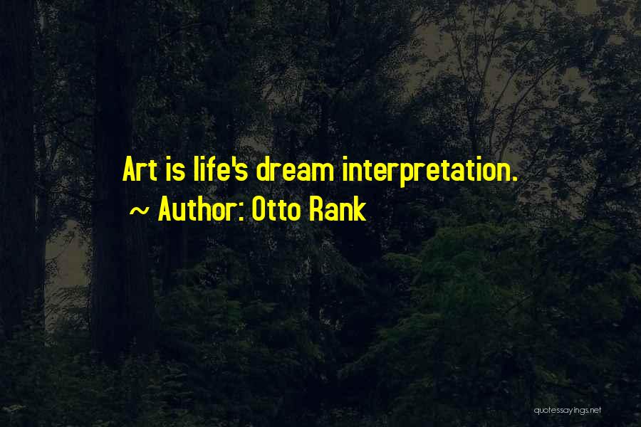 Rank Quotes By Otto Rank