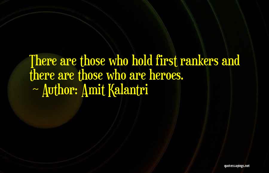 Ranking Quotes By Amit Kalantri