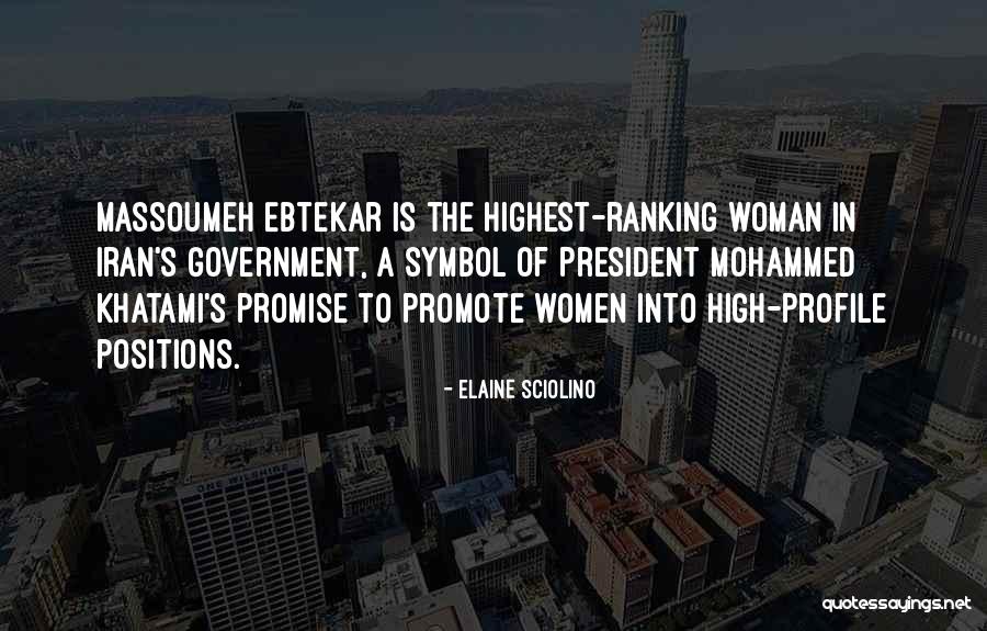 Ranking Quotes By Elaine Sciolino