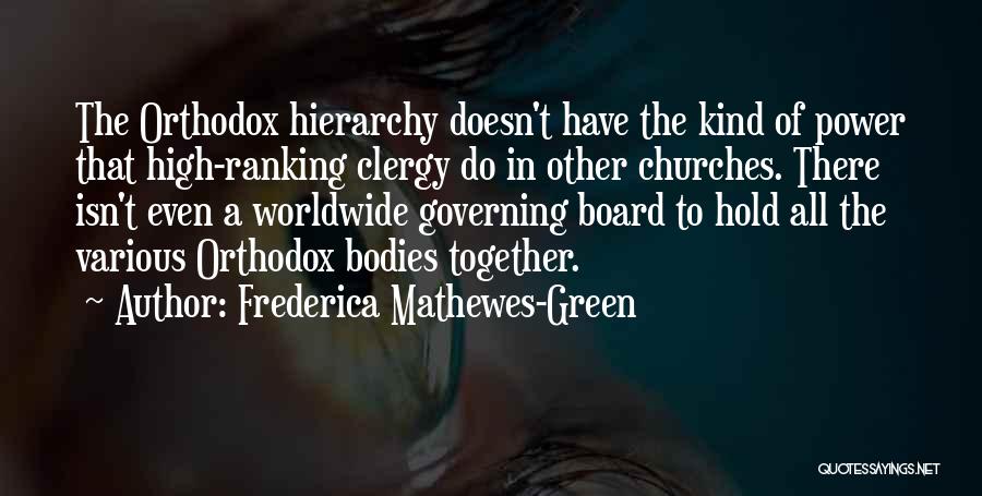 Ranking Quotes By Frederica Mathewes-Green