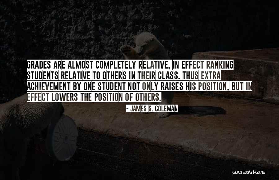 Ranking Quotes By James S. Coleman