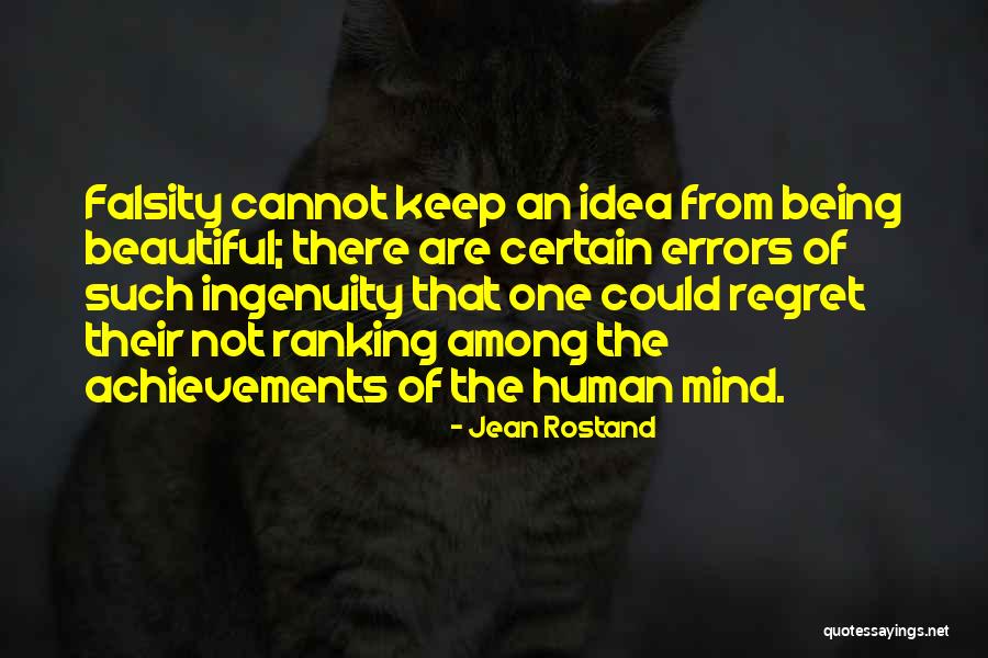 Ranking Quotes By Jean Rostand Ranking Quotes By Jean Rostand