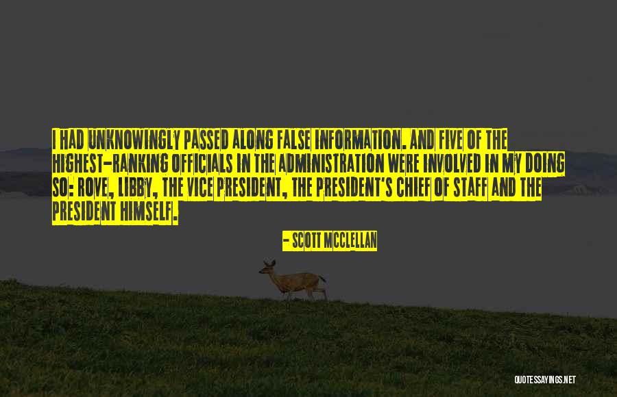 Ranking Quotes By Scott McClellan Ranking Quotes By Scott McClellan