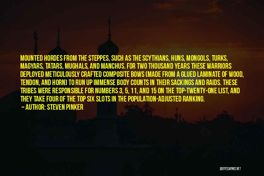 Ranking Things Quotes By Steven Pinker