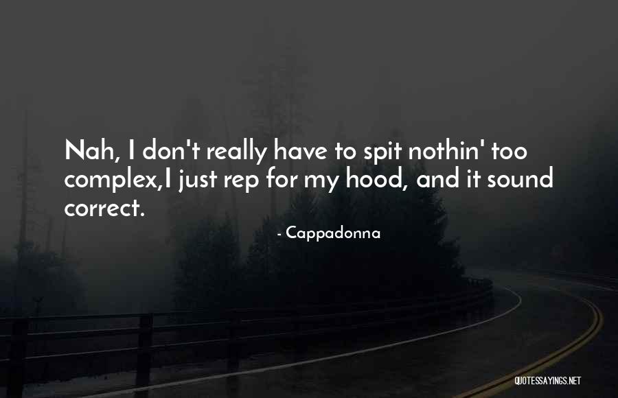 Rap And Hip Hop Quotes By Cappadonna