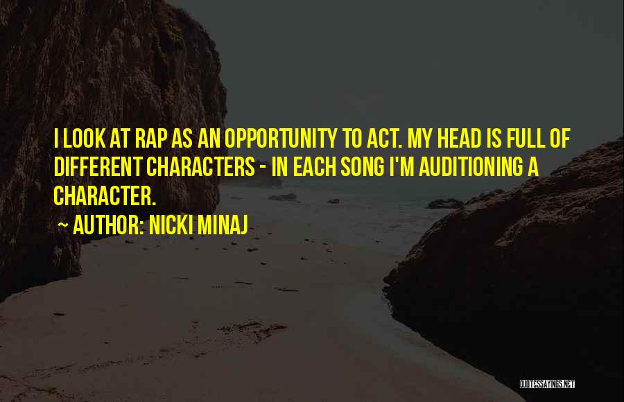 Rap Song Quotes By Nicki Minaj