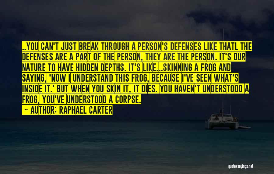 Raphael's Quotes By Raphael Carter