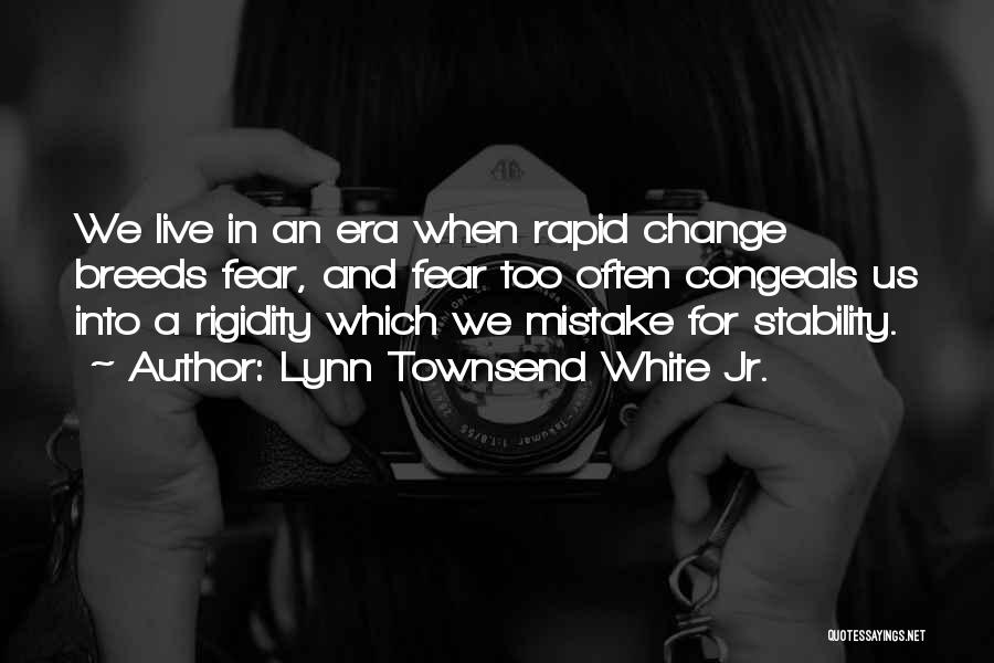 Rapid Change Quotes By Lynn Townsend White Jr.