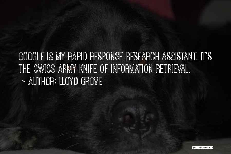 Rapid Response Quotes By Lloyd Grove