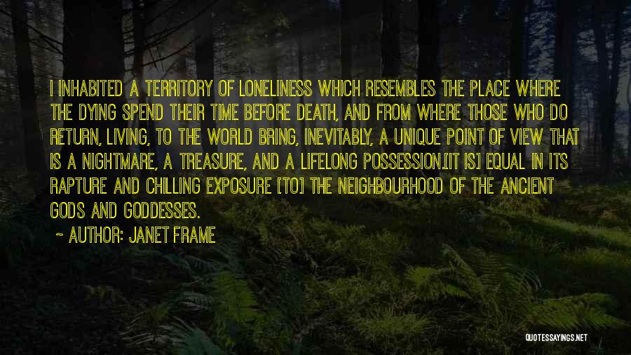 Rapture In Death Quotes By Janet Frame