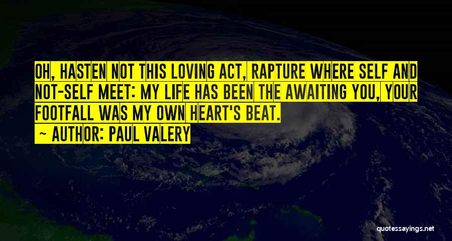 Rapture Love Quotes By Paul Valery