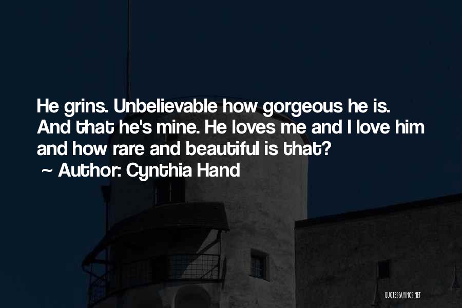 Rare And Beautiful Love Quotes By Cynthia Hand