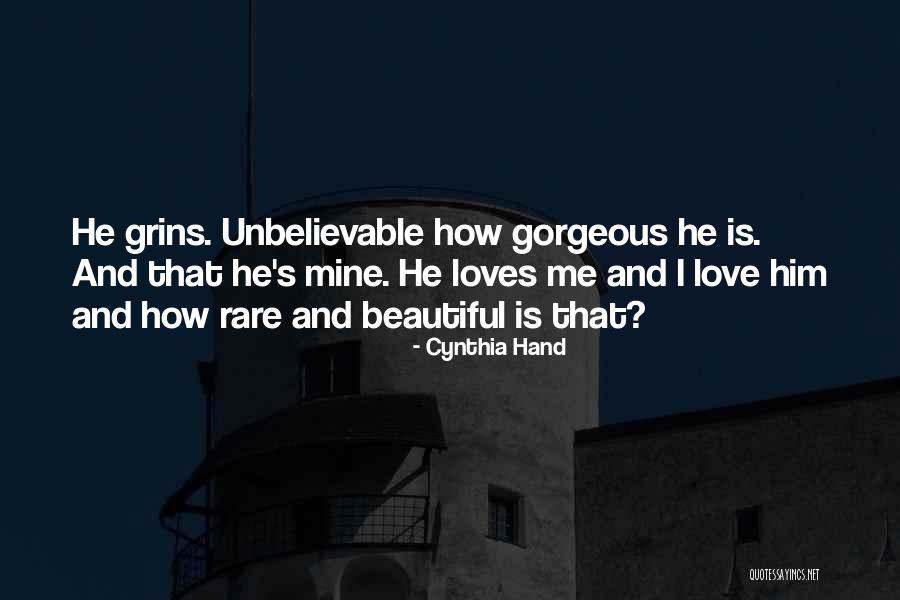 Rare And Beautiful Love Quotes By Cynthia Hand