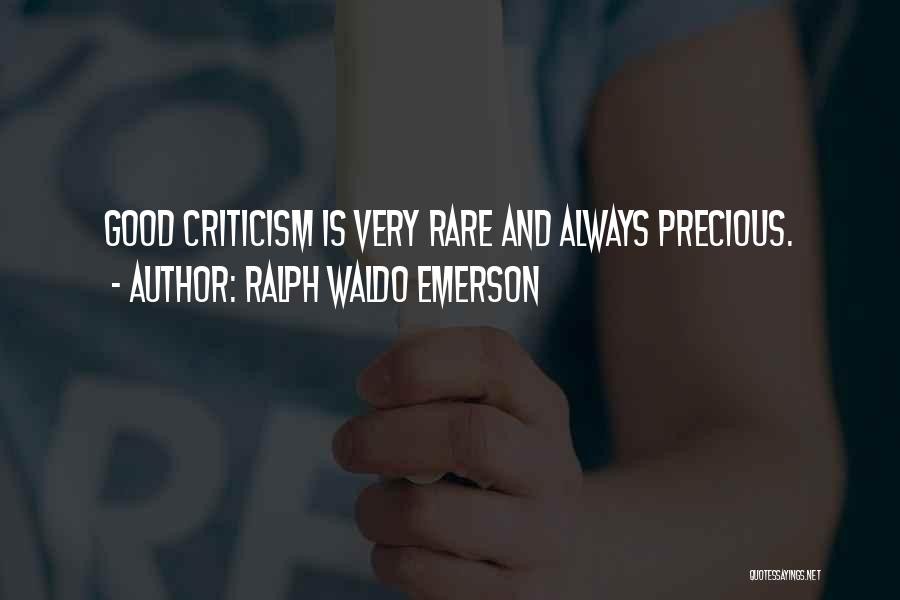 Rare And Precious Quotes By Ralph Waldo Emerson
