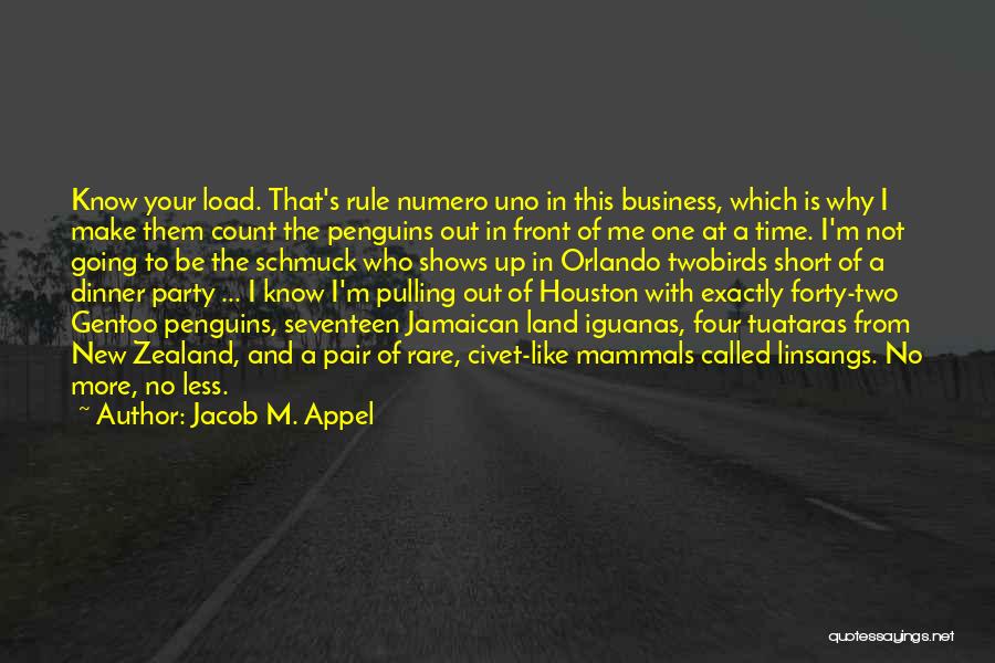 Rare Animals Quotes By Jacob M. Appel