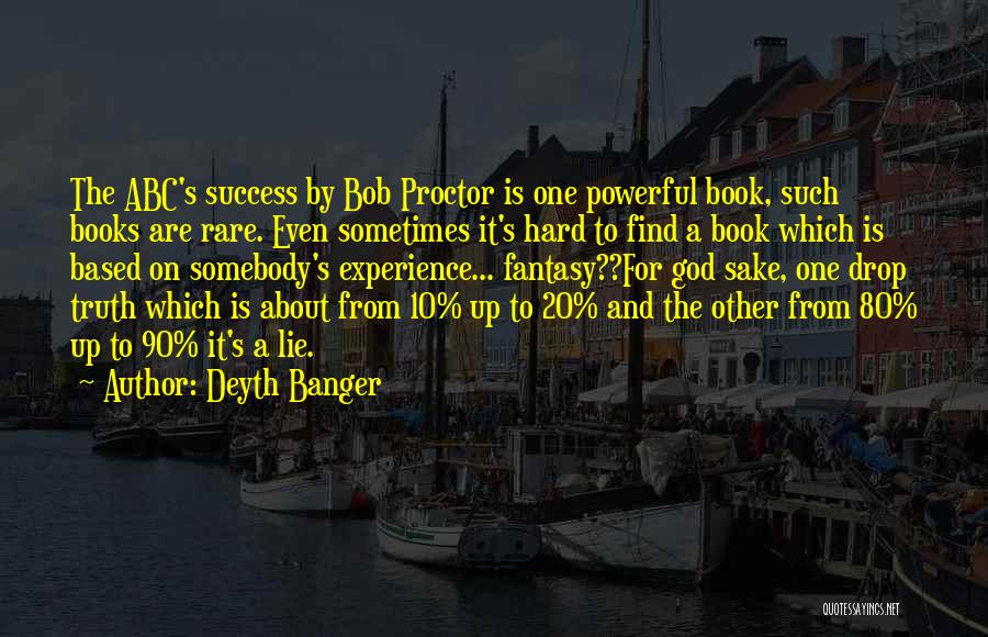 Rare Books Quotes By Deyth Banger