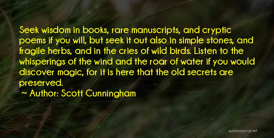 Rare Books Quotes By Scott Cunningham