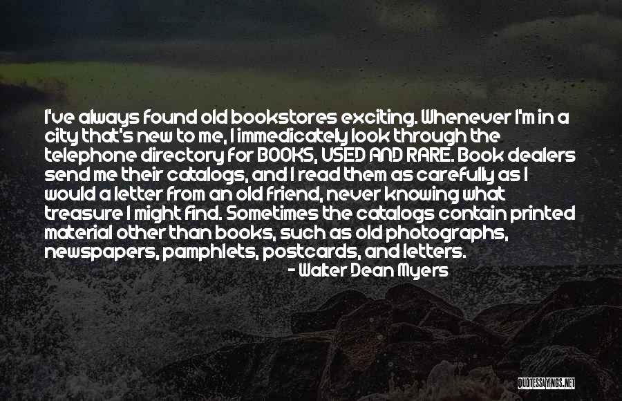 Rare Books Quotes By Walter Dean Myers Rare Books Quotes By Walter Dean Myers