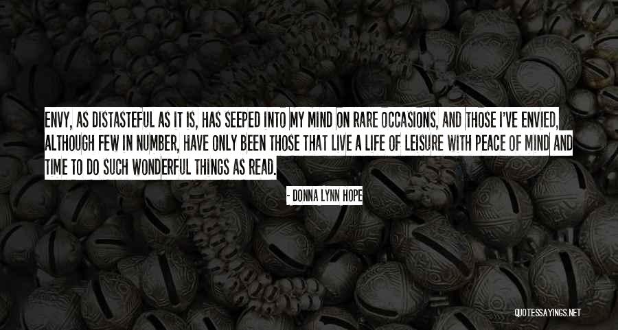 Rare Occasions Quotes By Donna Lynn Hope