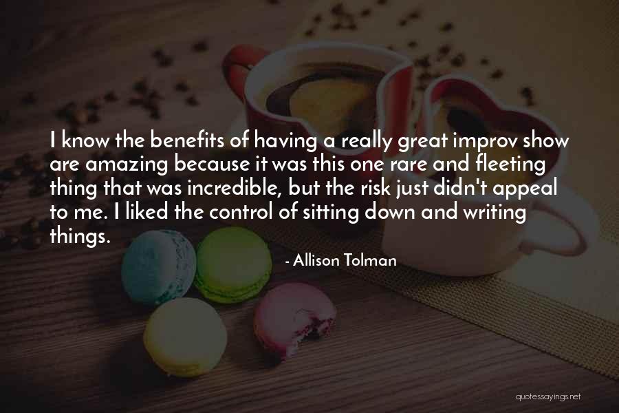 Rare Quotes By Allison Tolman