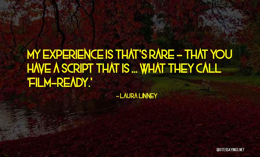 Rare Quotes By Laura Linney