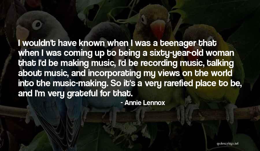 Rarefied Quotes By Annie Lennox Rarefied Quotes By Annie Lennox