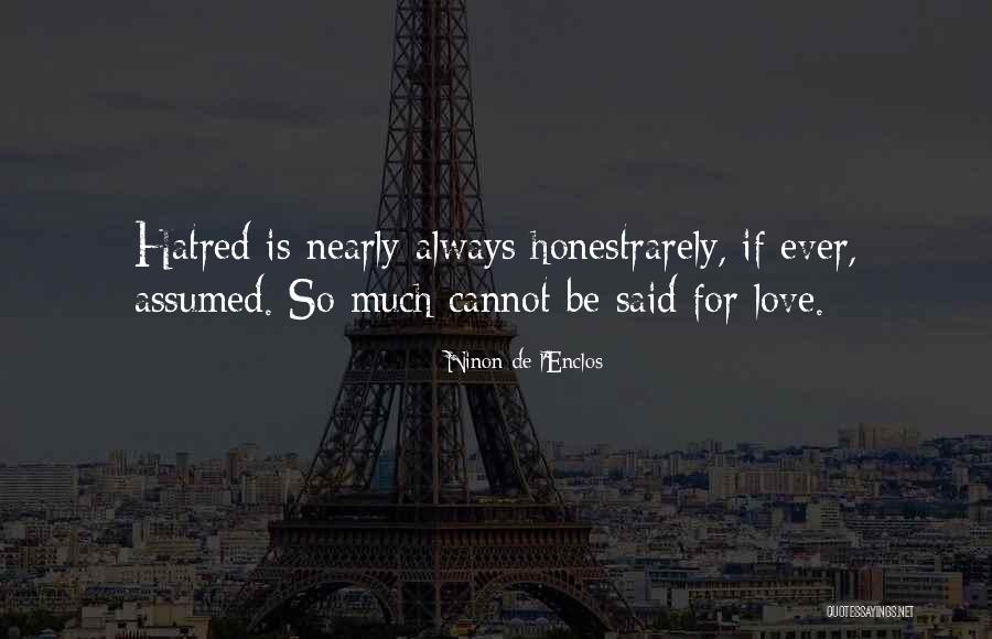 Rarely Love Quotes By Ninon De L'Enclos Rarely Love Quotes By Ninon De L'Enclos