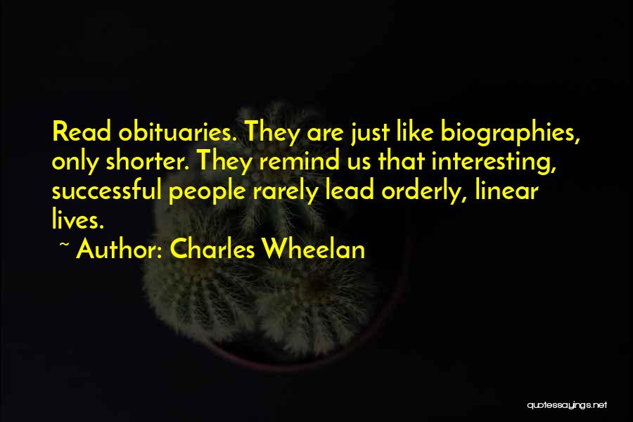 Rarely Read Quotes By Charles Wheelan