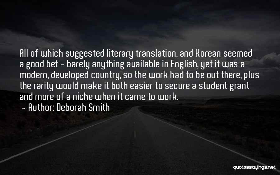 Rarity Quotes By Deborah Smith