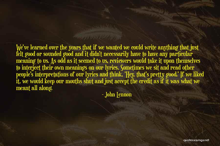 Rasgados Ojos Quotes By John Lennon Rasgados Ojos Quotes By John Lennon