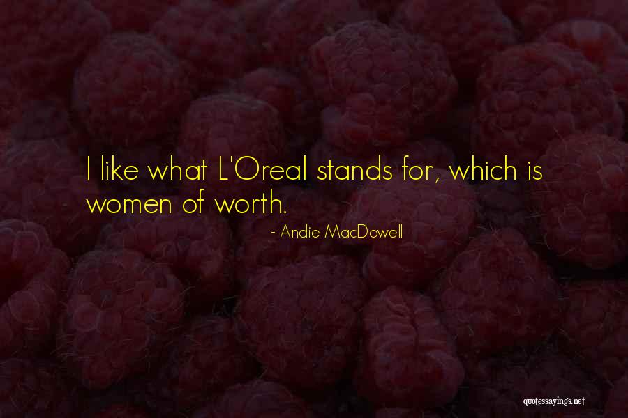 Rasheed Ogunlaru Thoughts Quotes By Andie MacDowell Rasheed Ogunlaru Thoughts Quotes By Andie MacDowell