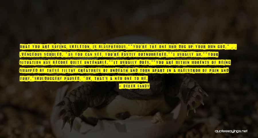 Rashell Cosmetics Quotes By Derek Landy Rashell Cosmetics Quotes By Derek Landy