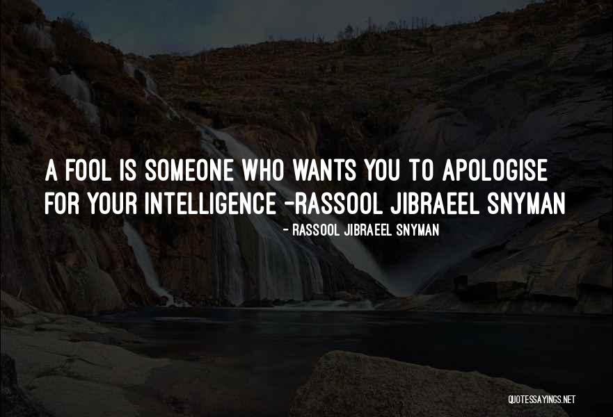 Rassool Jibraeel Snyman Quotes 1280778