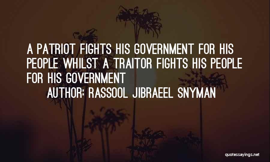 Rassool Jibraeel Snyman Quotes 1711192