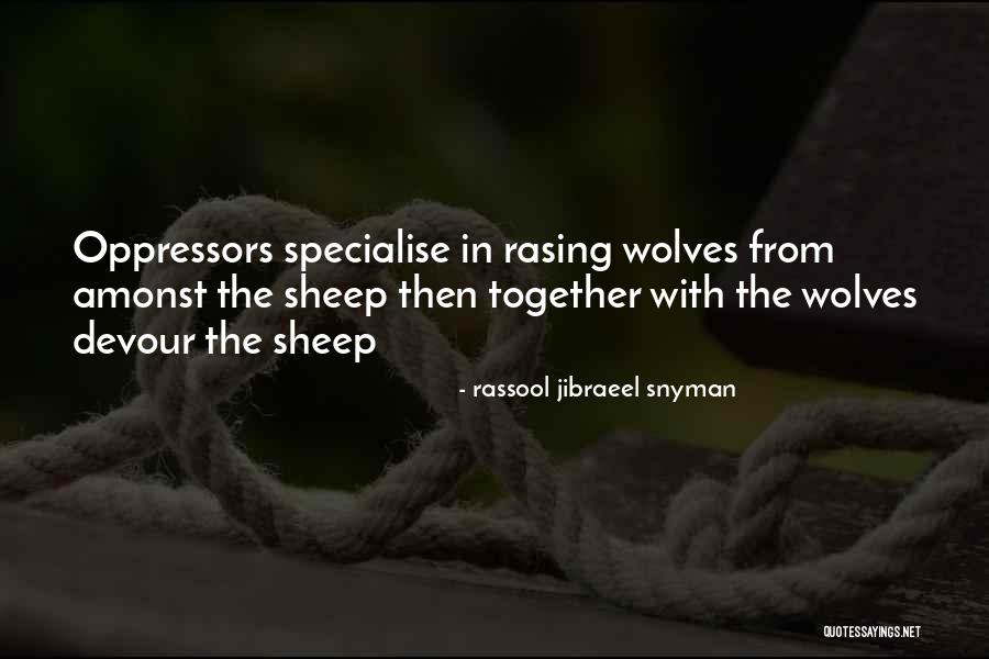 Rassool Jibraeel Snyman Quotes 968508