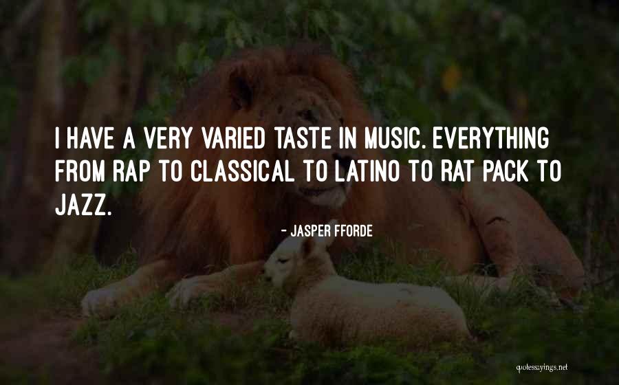 Rat Pack Quotes By Jasper Fforde