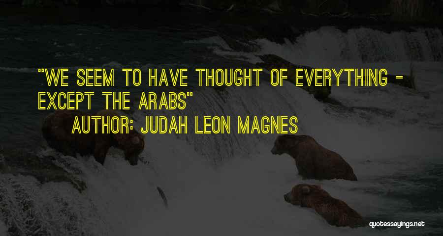 Ratard Quotes By Judah Leon Magnes